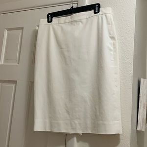 J Crew No 2 Pencil Skirt White